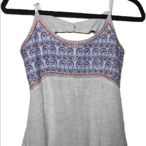 Earthbound Trading Co halter Sz Med Boho print